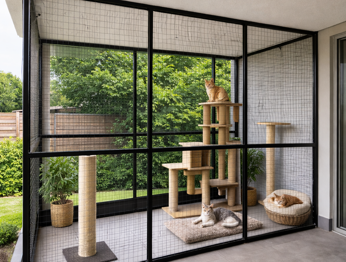 <h1>Kattenren onder overkapping</h1>